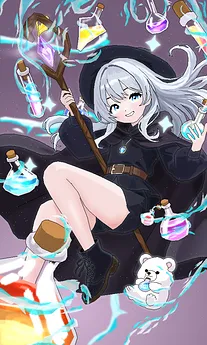 A Little Witch And The Bear Of The Forest: I Want To Make Potions And Enjoy A Relaxed Slow Life In Another World, no ja~?